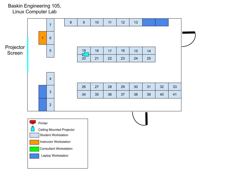 BE 105 Map